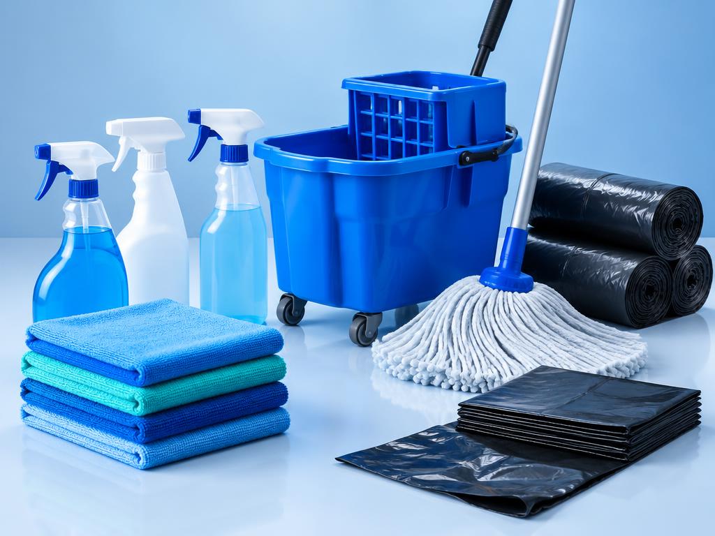 Illustrative cleaning & janitorial supplies products